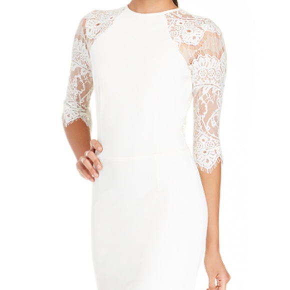 BB Dakota Lace quarter sleeve mini dress - Picture 2 of 4